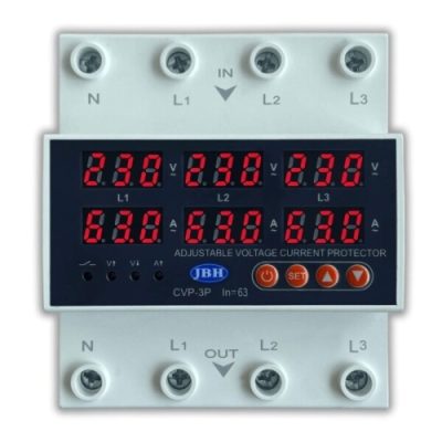 محافظ ولتاژ جریان سه فاز 63 آمپر jbh