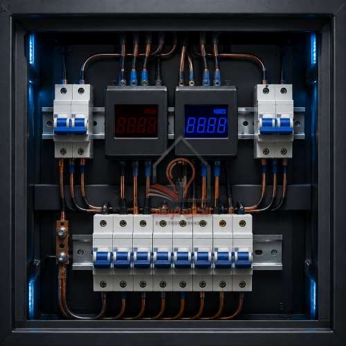 ولت متر و آمپر متر دیجیتال AC