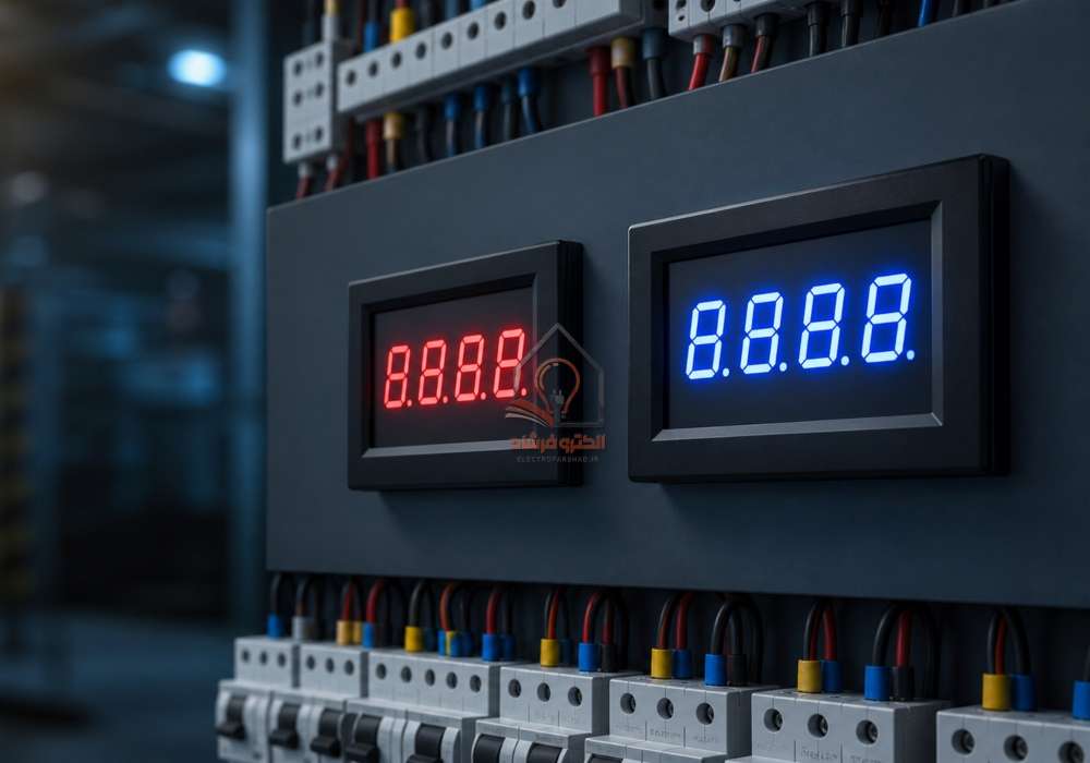 ولت متر و آمپر متر دیجیتال AC